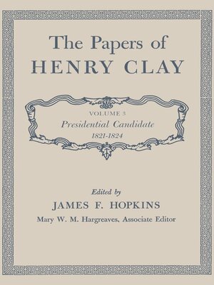 cover image of The Papers of Henry Clay